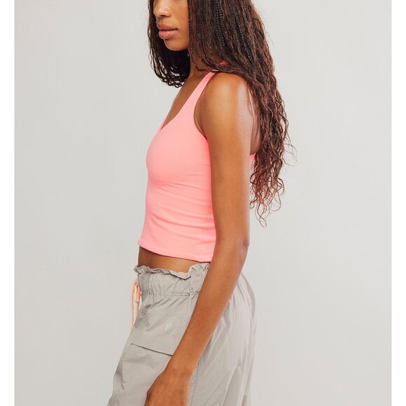 🆕 FP MOVEMENT Good Karma Sculpt Tank / Just Peachy - Picture 5 of 10